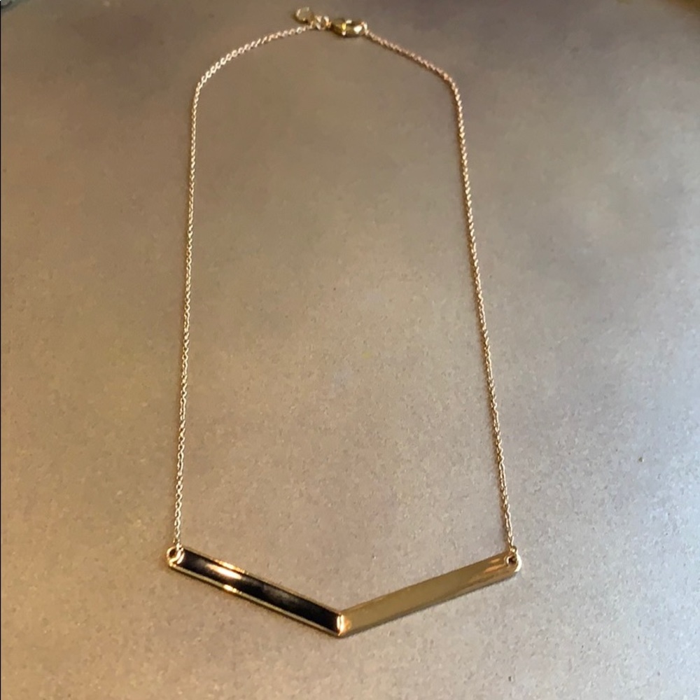 Black and gold Gorjana necklace
